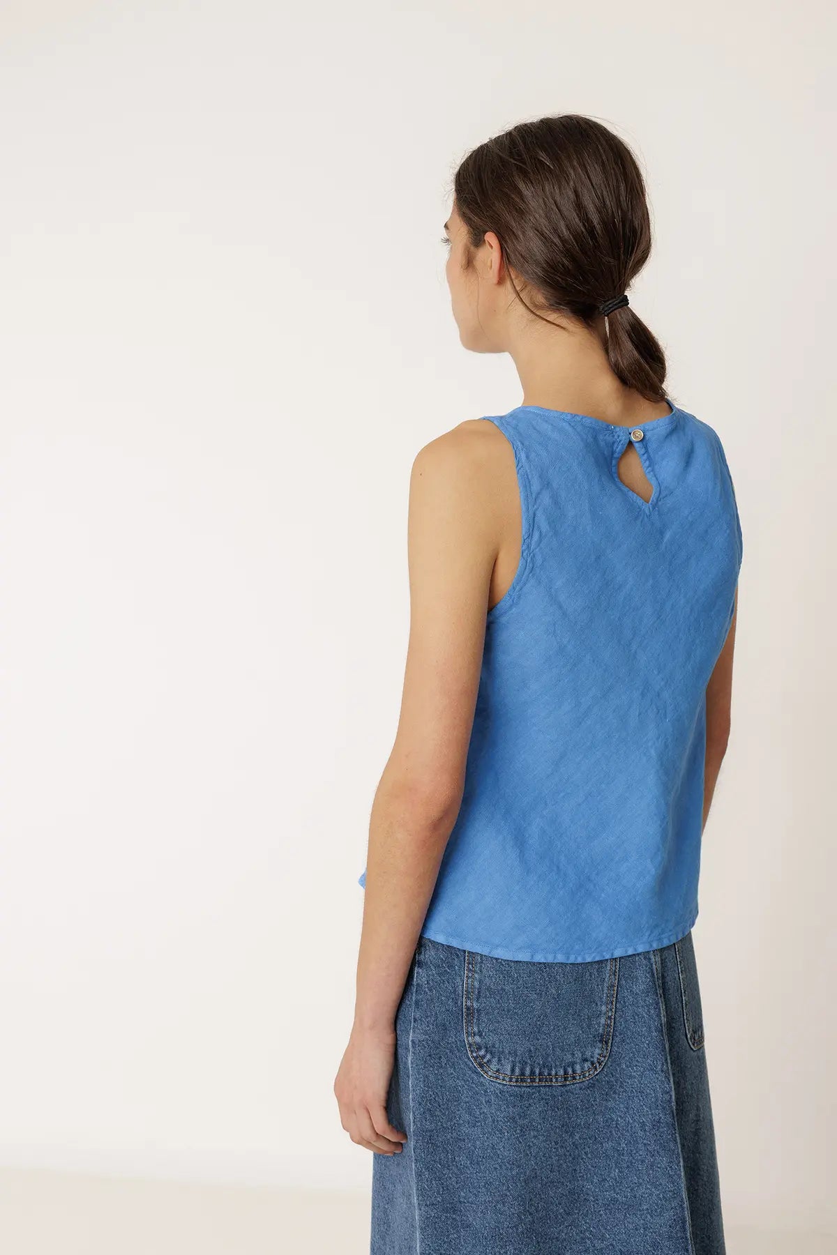Short Linen Top