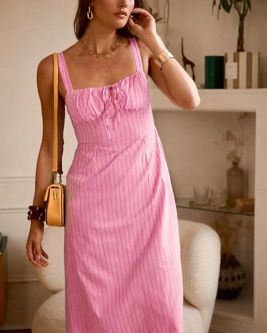 Rose Stripe Dress