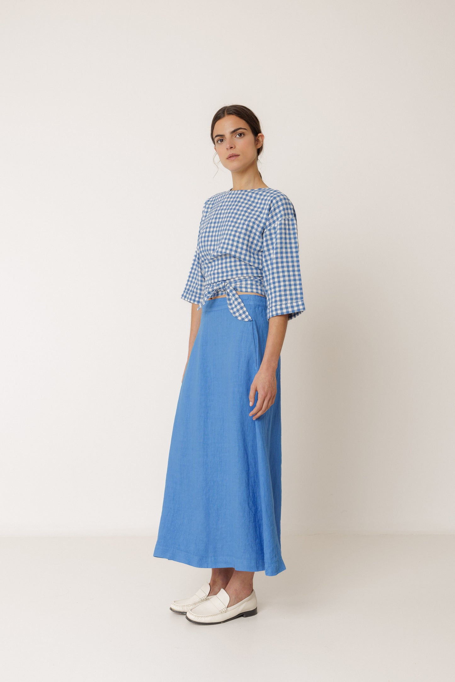 Long Linen Skirt