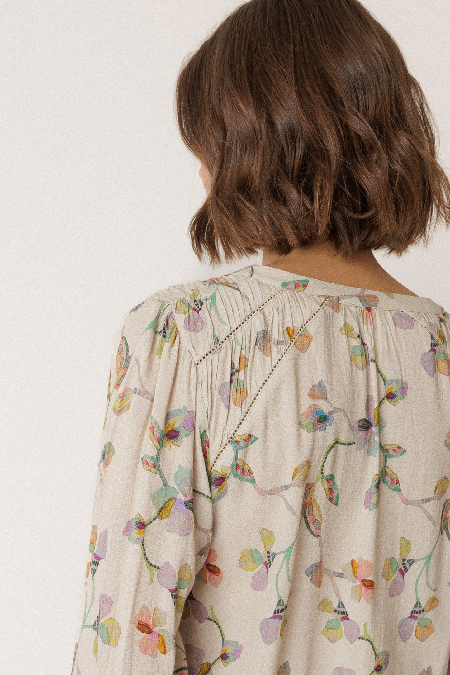 Ruched-Detail Shirt