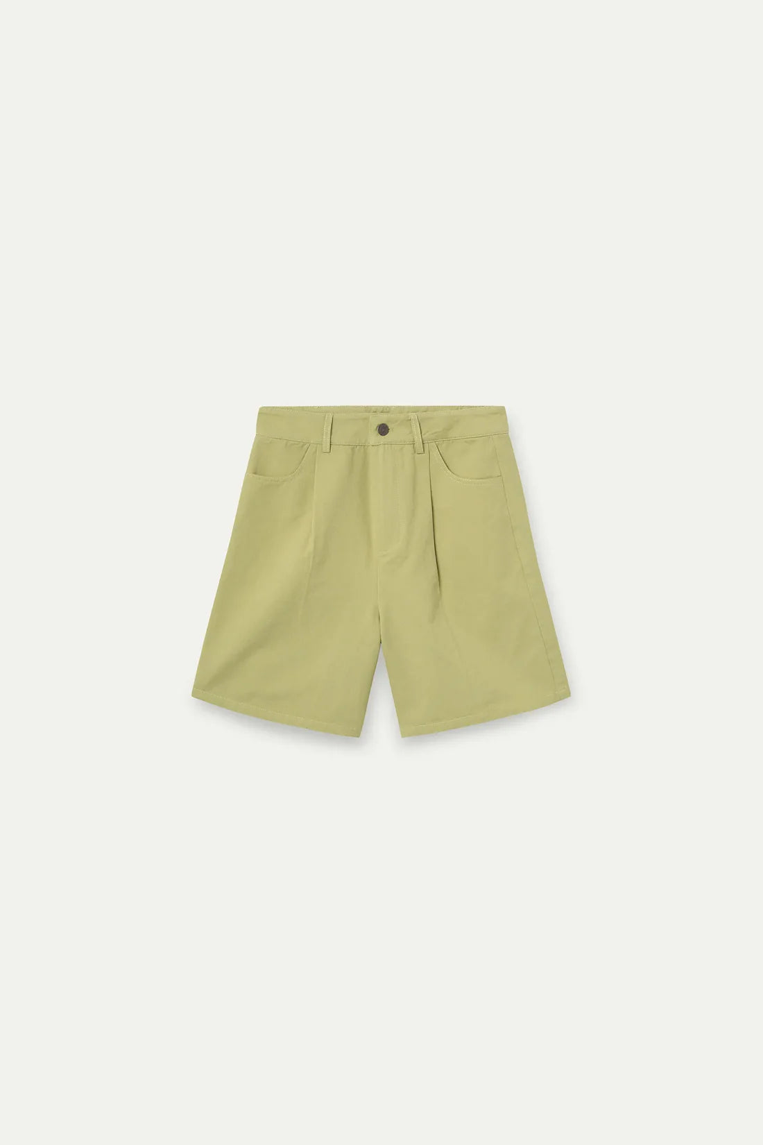 Green Shorts, 100% Cotton